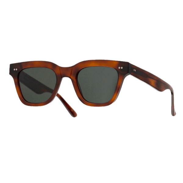 Ellis / Amber Acetate & Green Solid Lens - Shade Files